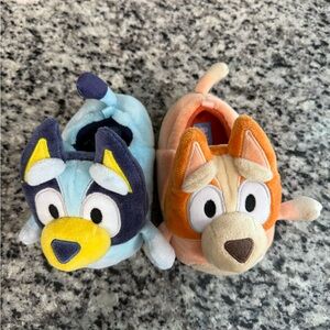 Toddler Bluey and Bingo Slippers
